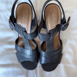 Franco Sarto Black Women's Sandals